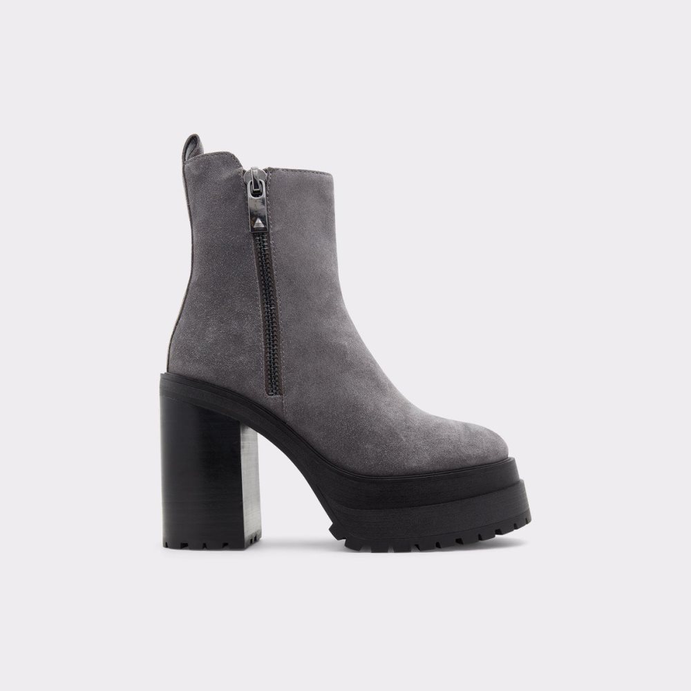 Dámské Kotníkové Boty Aldo Upside Platform ankle boot - Lug sole Tmavě Šedé | 04756PQFX