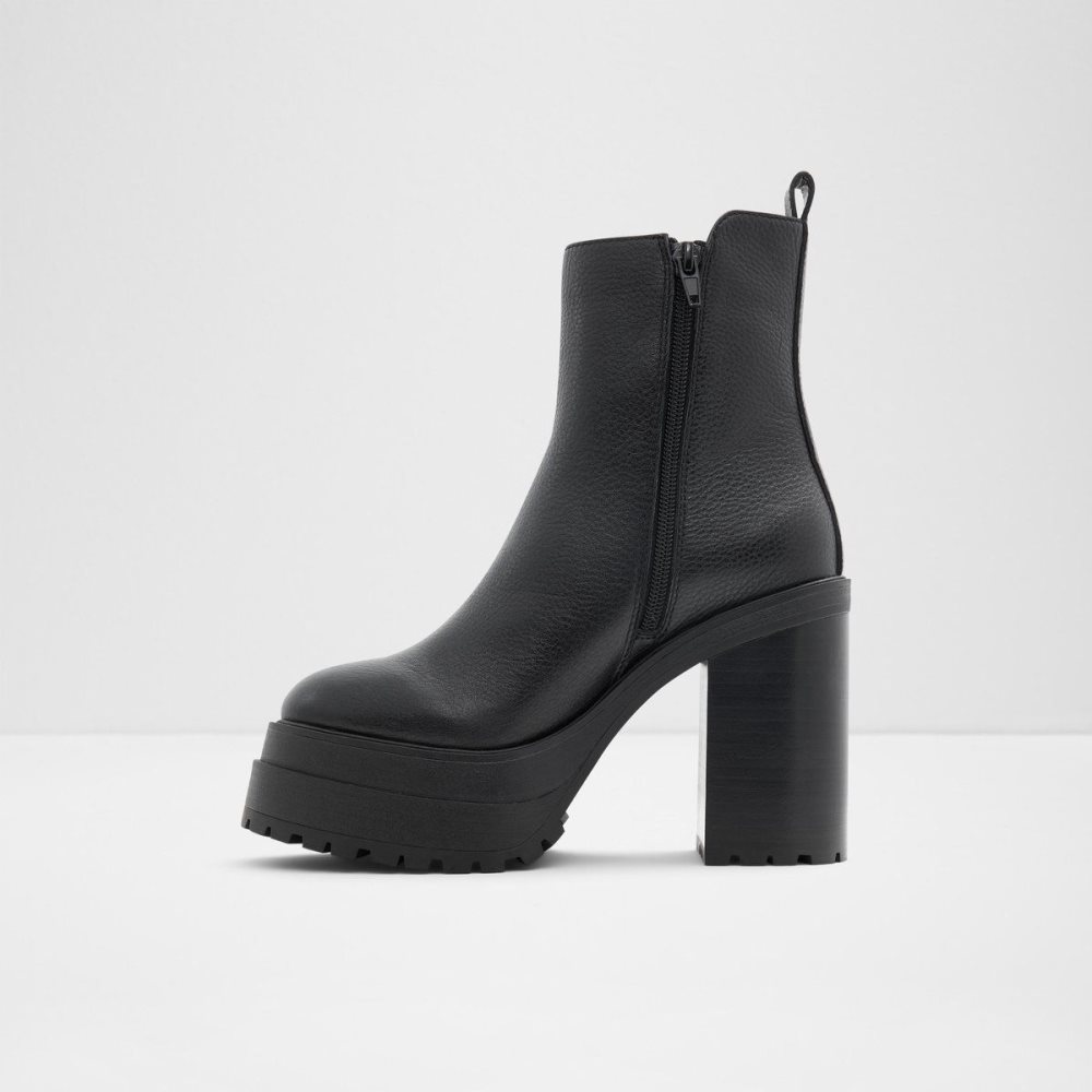 Dámské Kotníkové Boty Aldo Upside Platform ankle boot - Lug sole Černé | 86593WVOG