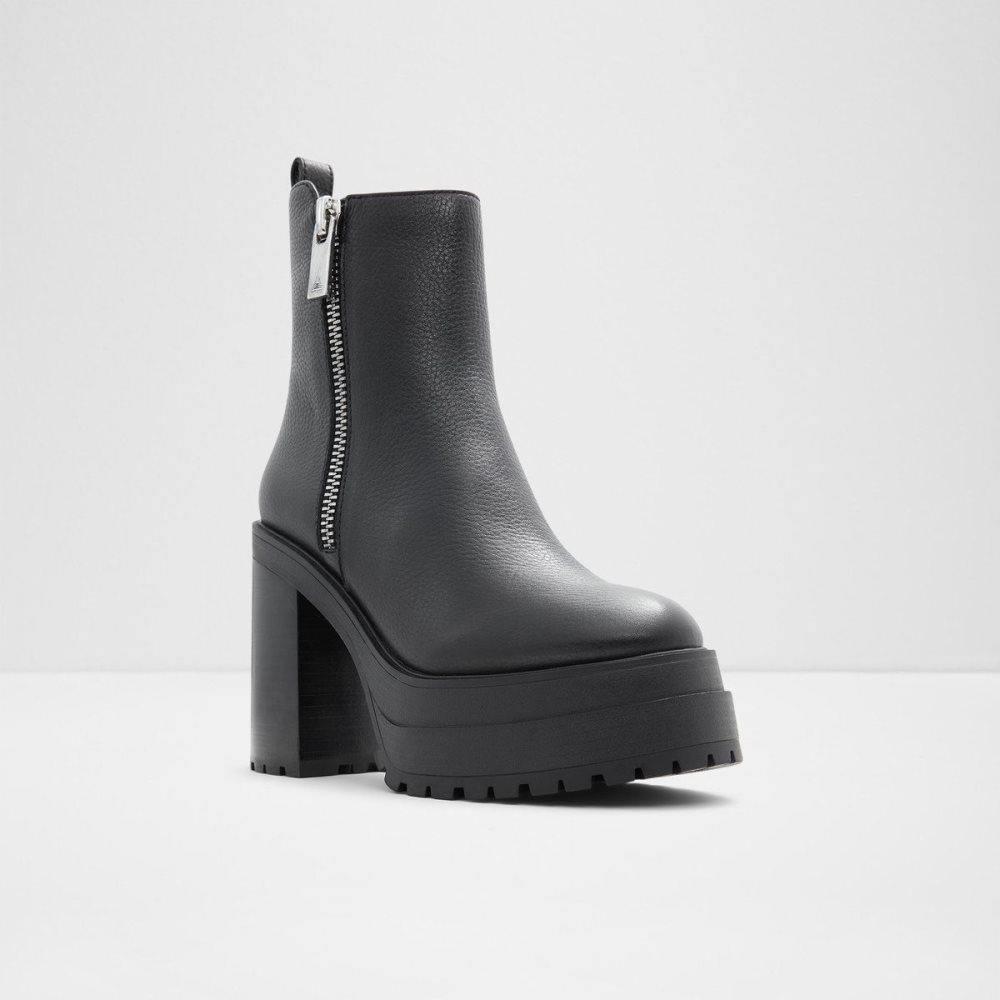 Dámské Kotníkové Boty Aldo Upside Platform ankle boot - Lug sole Černé | 86593WVOG