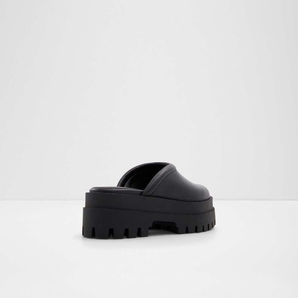 Dámské Loafers Aldo Biglease Platform Mule - Lug sole Černé | 64187QEUP