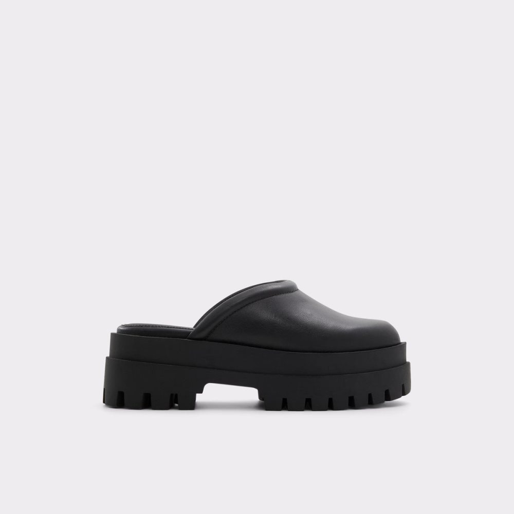 Dámské Loafers Aldo Biglease Platform Mule - Lug sole Černé | 64187QEUP