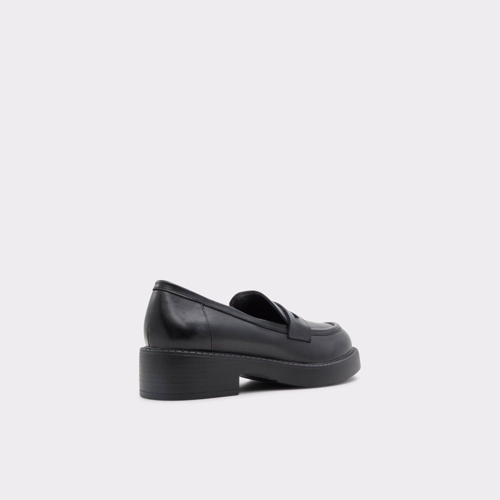 Dámské Loafers Aldo Bigplan Loafer - Lug sole Černé | 50671FPIM