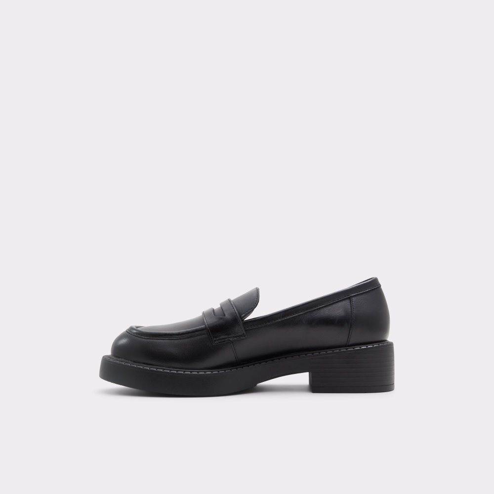 Dámské Loafers Aldo Bigplan Loafer - Lug sole Černé | 50671FPIM