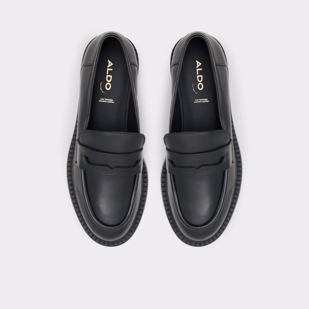 Dámské Loafers Aldo Bigplan Loafer - Lug sole Černé | 50671FPIM