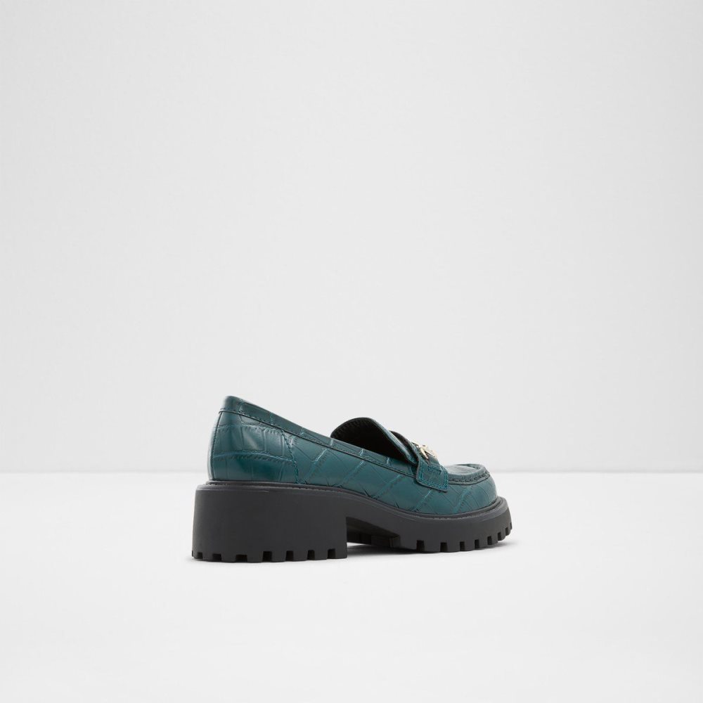 Dámské Loafers Aldo Bigstep Loafer - Lug sole Tmavě Zelene | 84120BORU