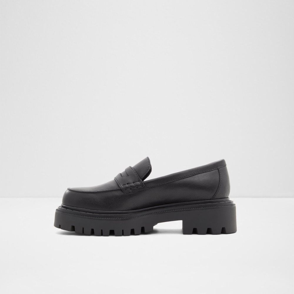 Dámské Loafers Aldo Bigstrut Loafer - Lug sole Černé | 10365CKNF