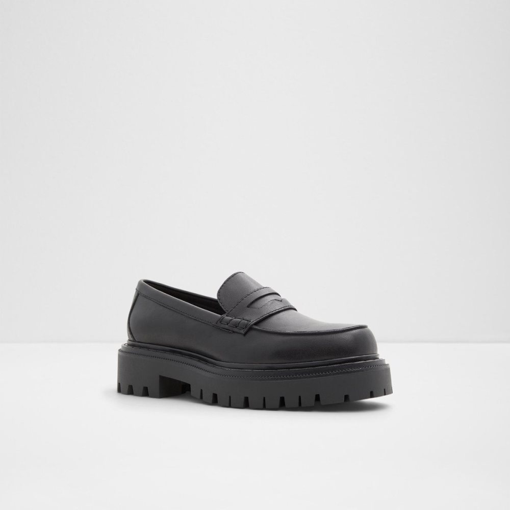 Dámské Loafers Aldo Bigstrut Loafer - Lug sole Černé | 10365CKNF