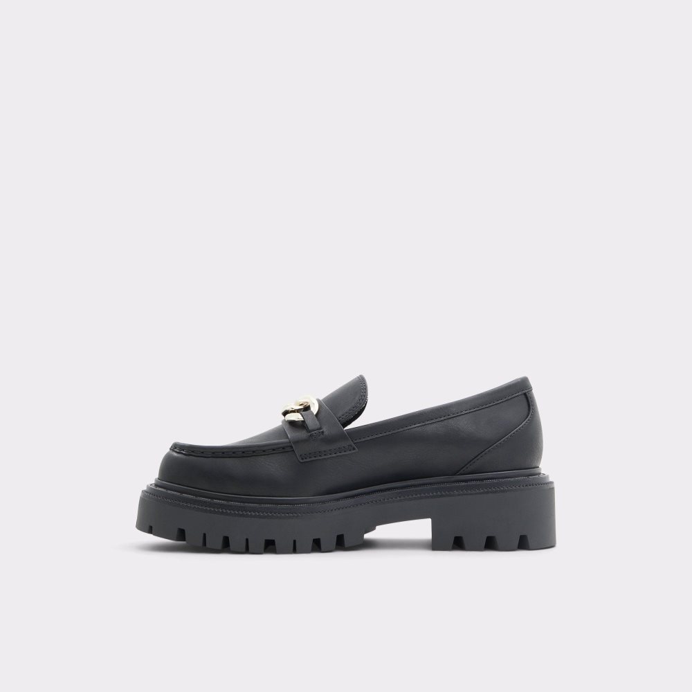 Dámské Loafers Aldo Brixton Loafer - Lug sole Černé | 50134KASL