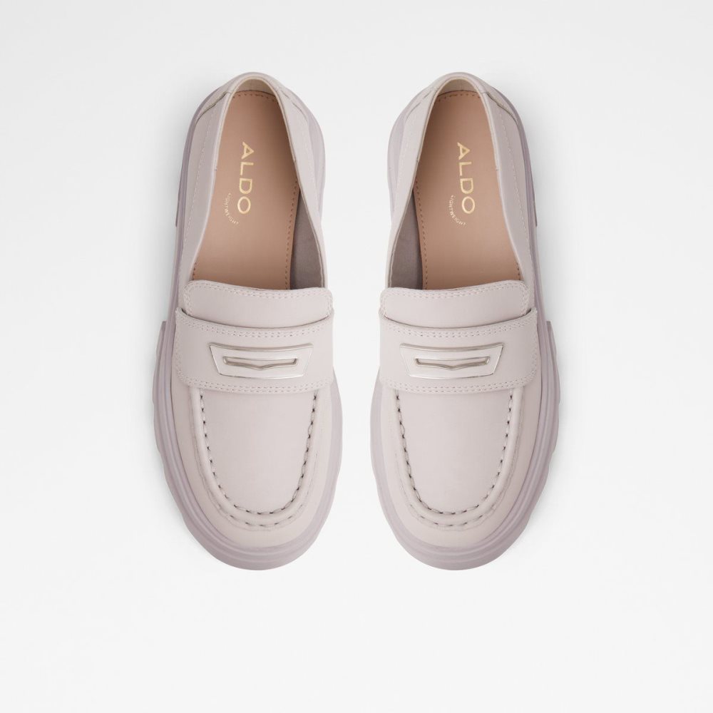 Dámské Loafers Aldo Grandwalk Loafer - Lug sole Šedé | 48071KYWU