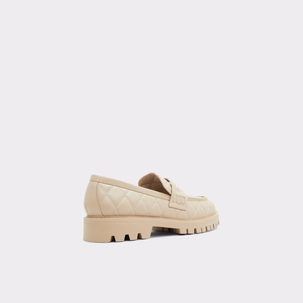 Dámské Loafers Aldo Moxy Loafer - Lug sole Světle Béžový | 65971MCUW