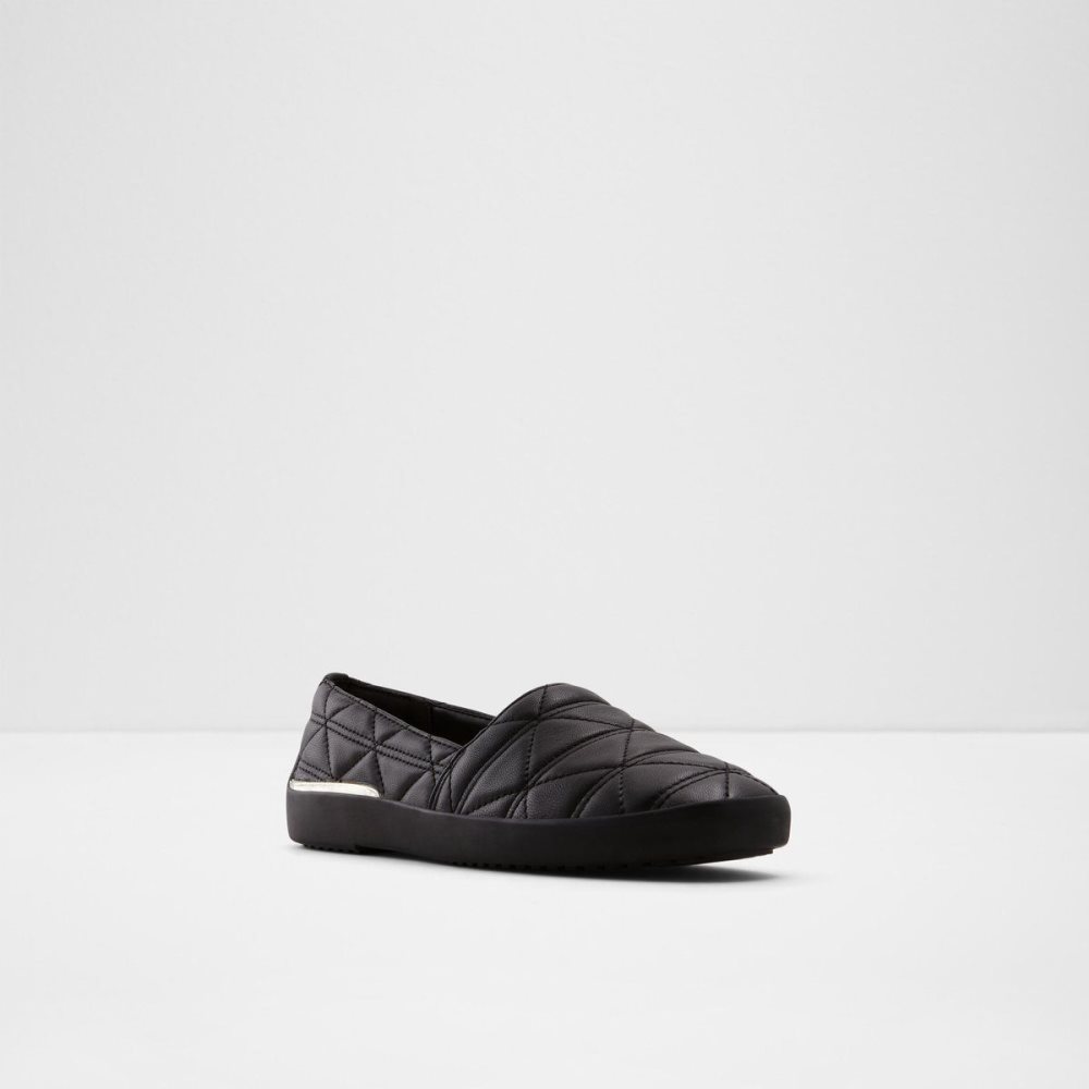 Dámské Loafers Aldo Quilten Slip on Černé | 40529YJPL