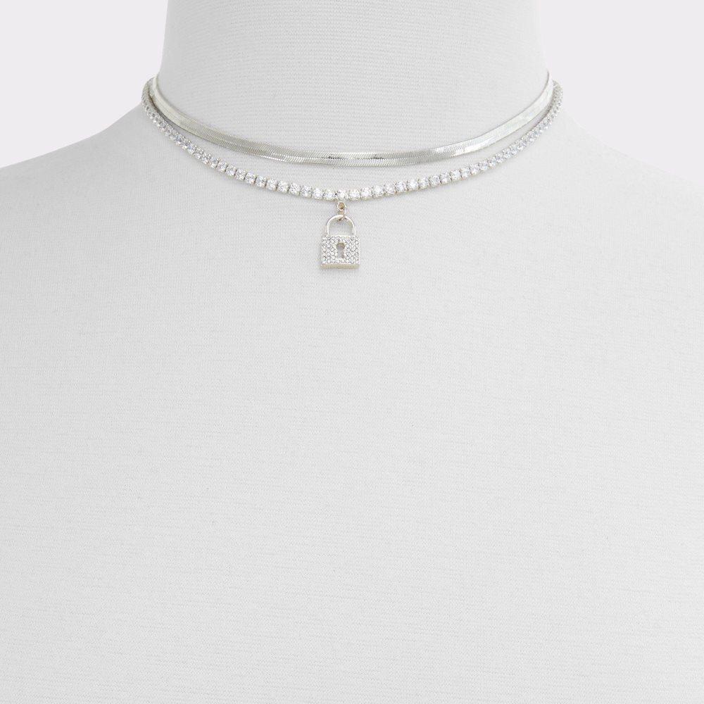 Dámské Náhrdelníky Aldo Rokku Necklace Stříbrné | 67280PQNG