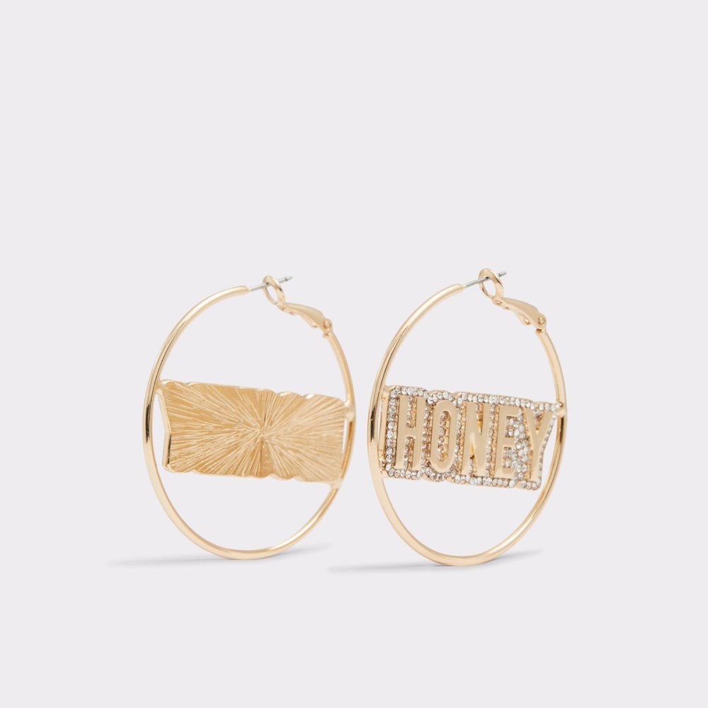 Dámské Náušnice Aldo Honeyy-e Statement earrings Zlaté | 47026LBDH