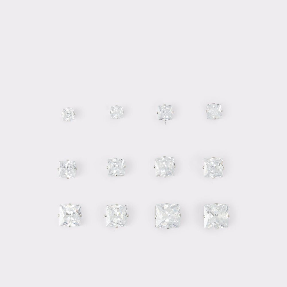 Dámské Náušnice Aldo Laportea Stud earrings Stříbrné | 14257IWME