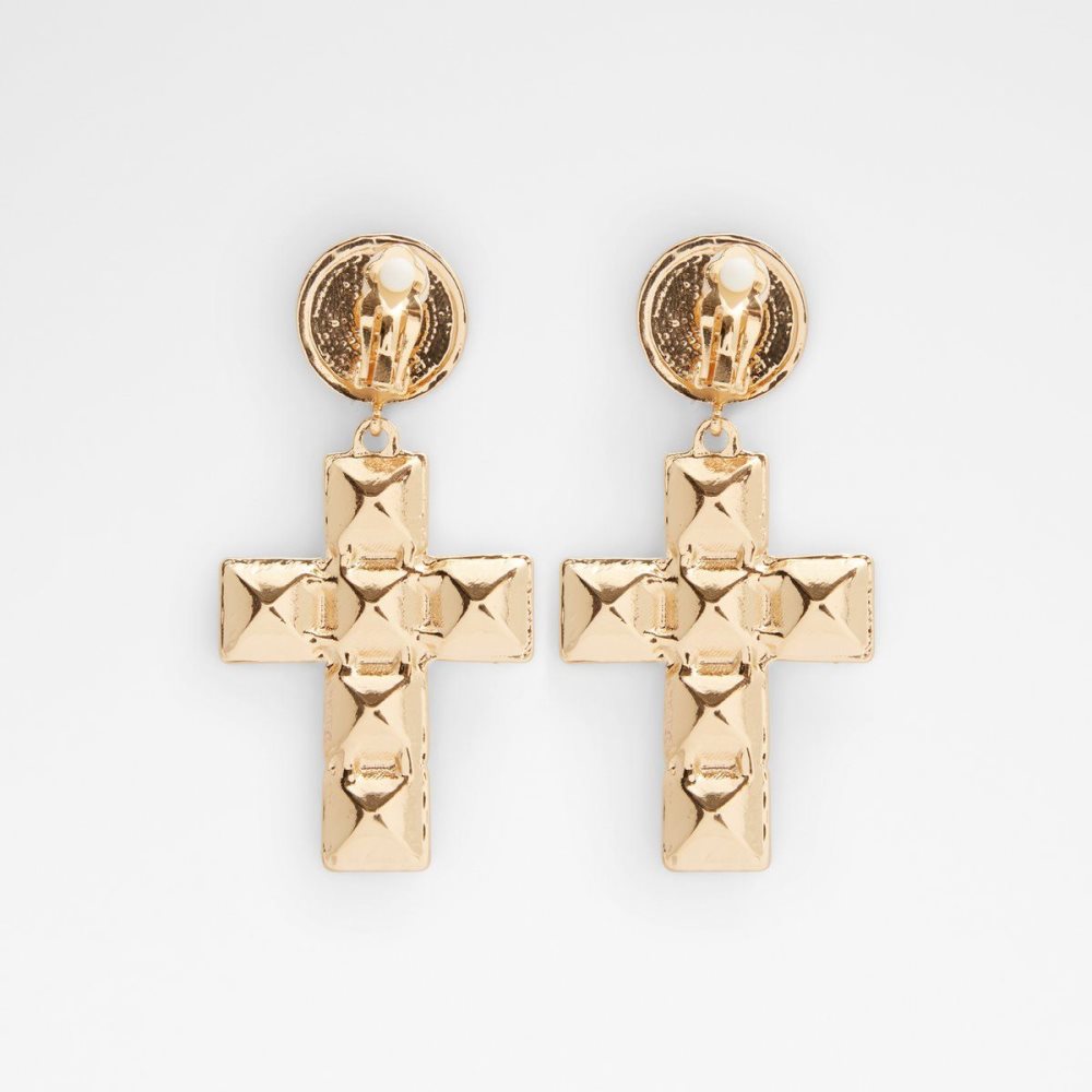 Dámské Náušnice Aldo Lesath Statement earrings Černé Zlaté | 40162UCYN