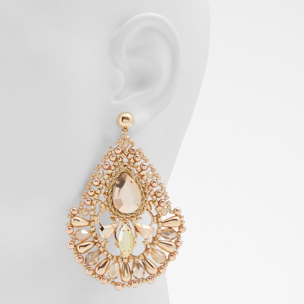 Dámské Náušnice Aldo Toama Pendant earrings Champagne | 64715LRPJ