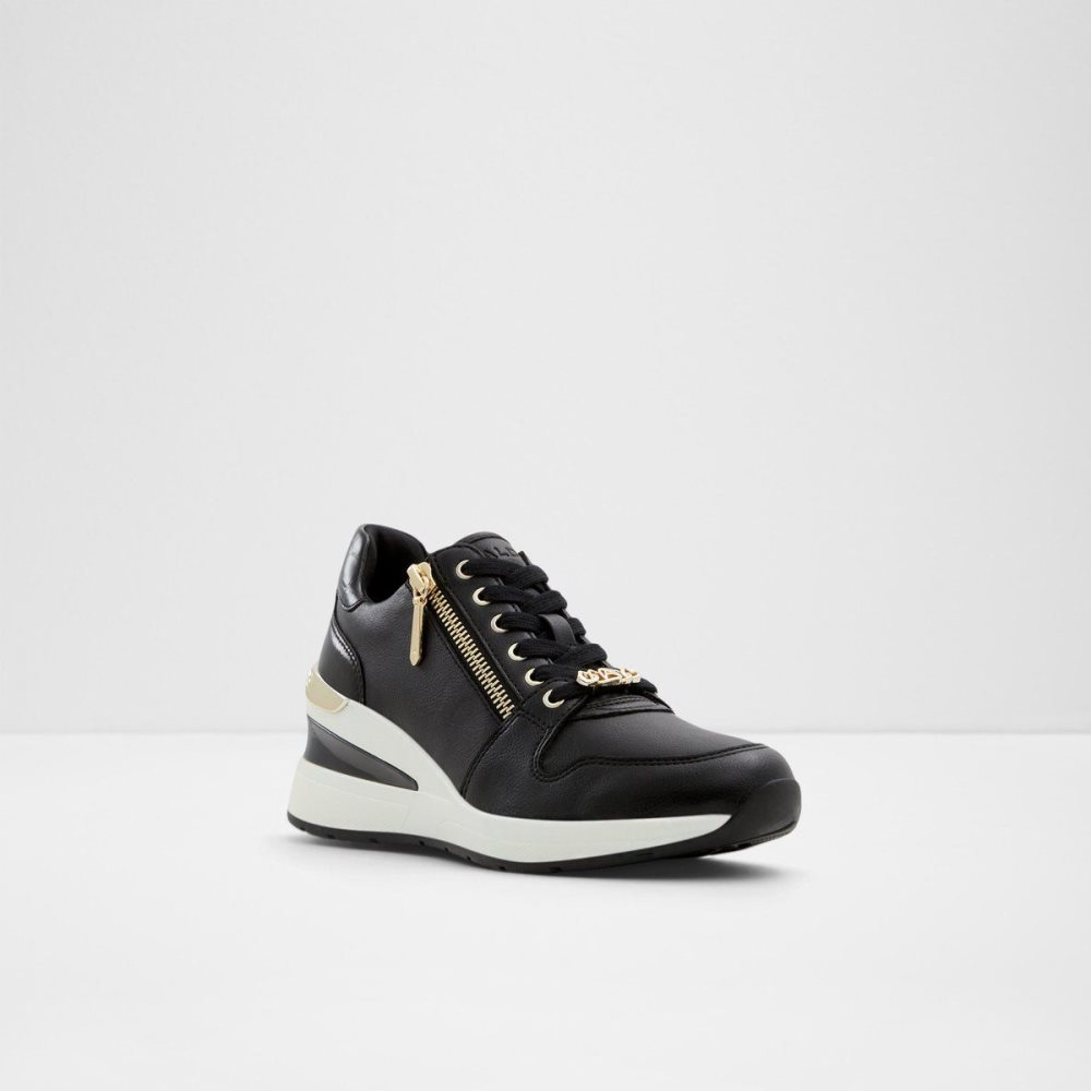 Dámské Perfect Pairings Aldo Adwiwiax Wedge sneaker - Wedge heel Černé | 03926BIVZ