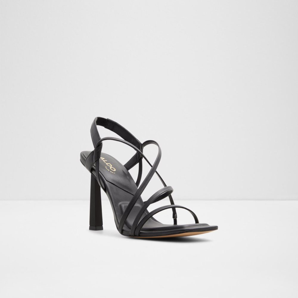 Dámské Perfect Pairings Aldo Amilia Strappy heeled sandal Černé | 87052JITQ