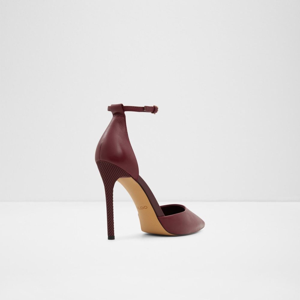 Dámské Perfect Pairings Aldo Blige Ankle strap heeled shoe - Stiletto heel Bordo | 18697OZLU