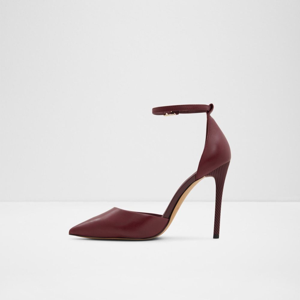 Dámské Perfect Pairings Aldo Blige Ankle strap heeled shoe - Stiletto heel Bordo | 18697OZLU