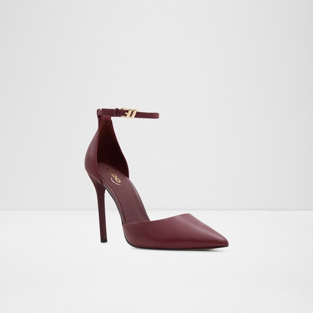 Dámské Perfect Pairings Aldo Blige Ankle strap heeled shoe - Stiletto heel Bordo | 18697OZLU