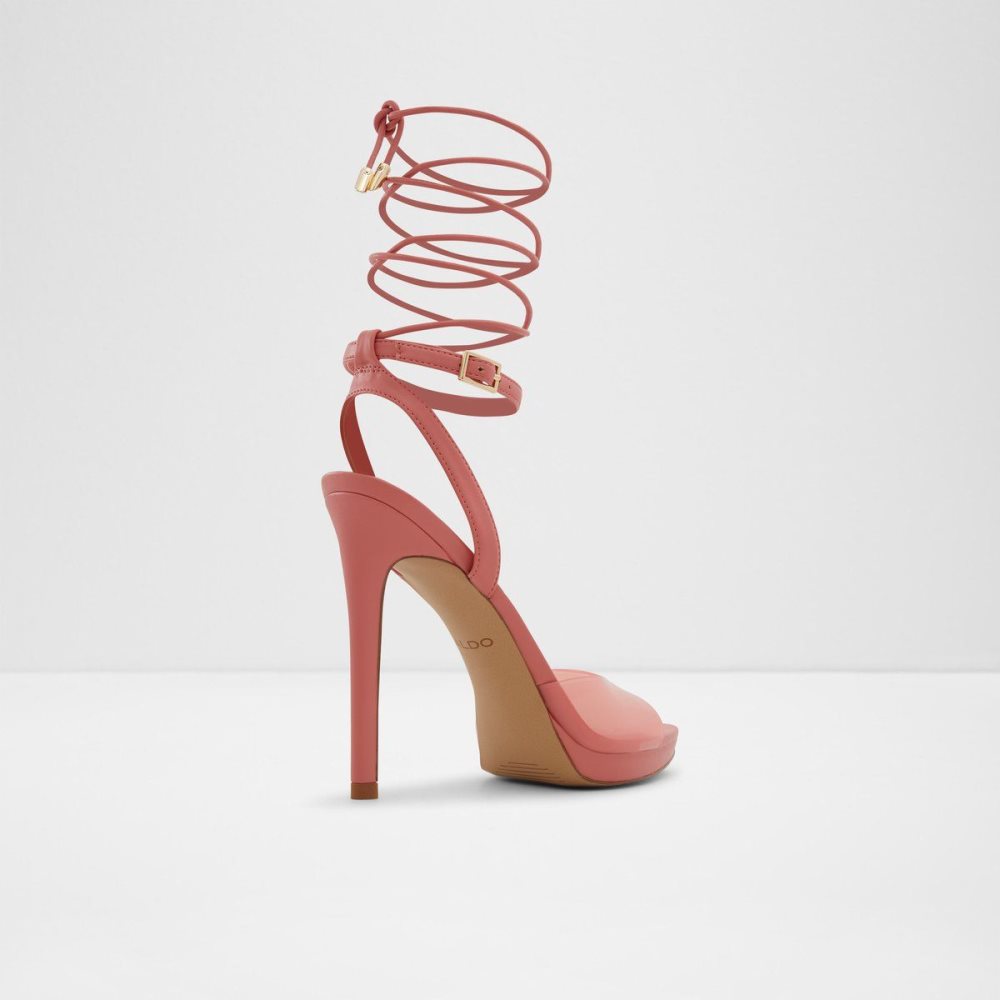 Dámské Perfect Pairings Aldo Docilla Strappy heeled sandal - Stiletto platform Růžové | 03748OEQG