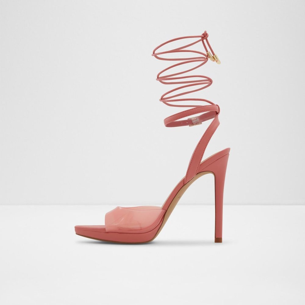 Dámské Perfect Pairings Aldo Docilla Strappy heeled sandal - Stiletto platform Růžové | 03748OEQG