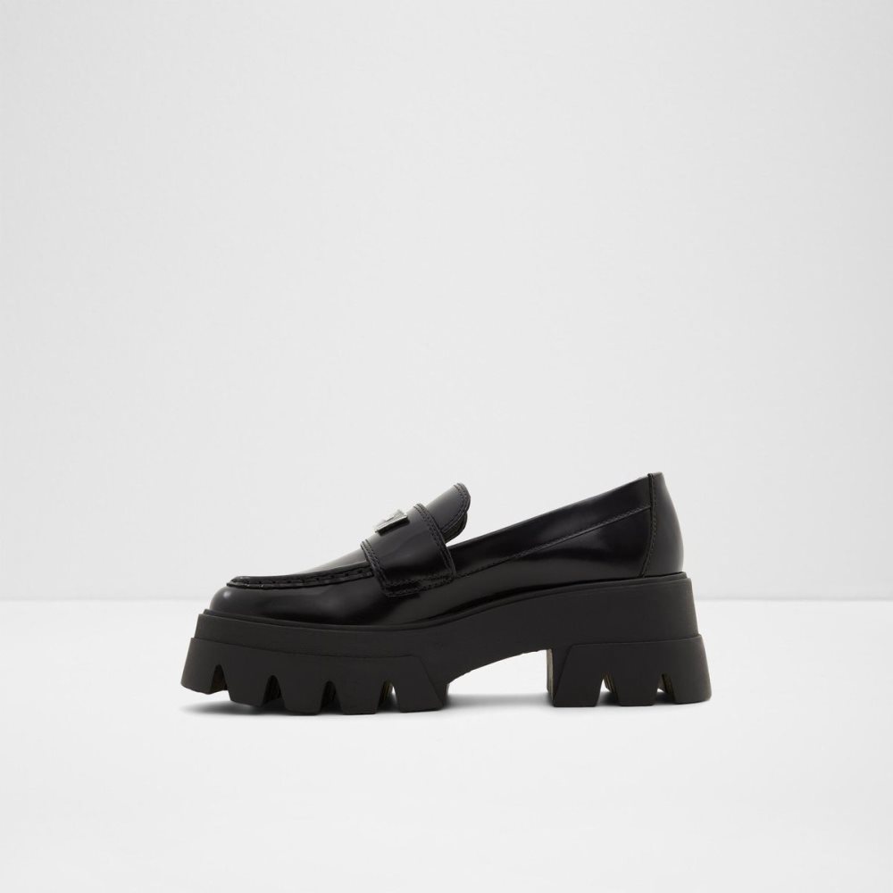 Dámské Perfect Pairings Aldo Grandwalk Loafer - Lug sole Černé | 39756BIUD