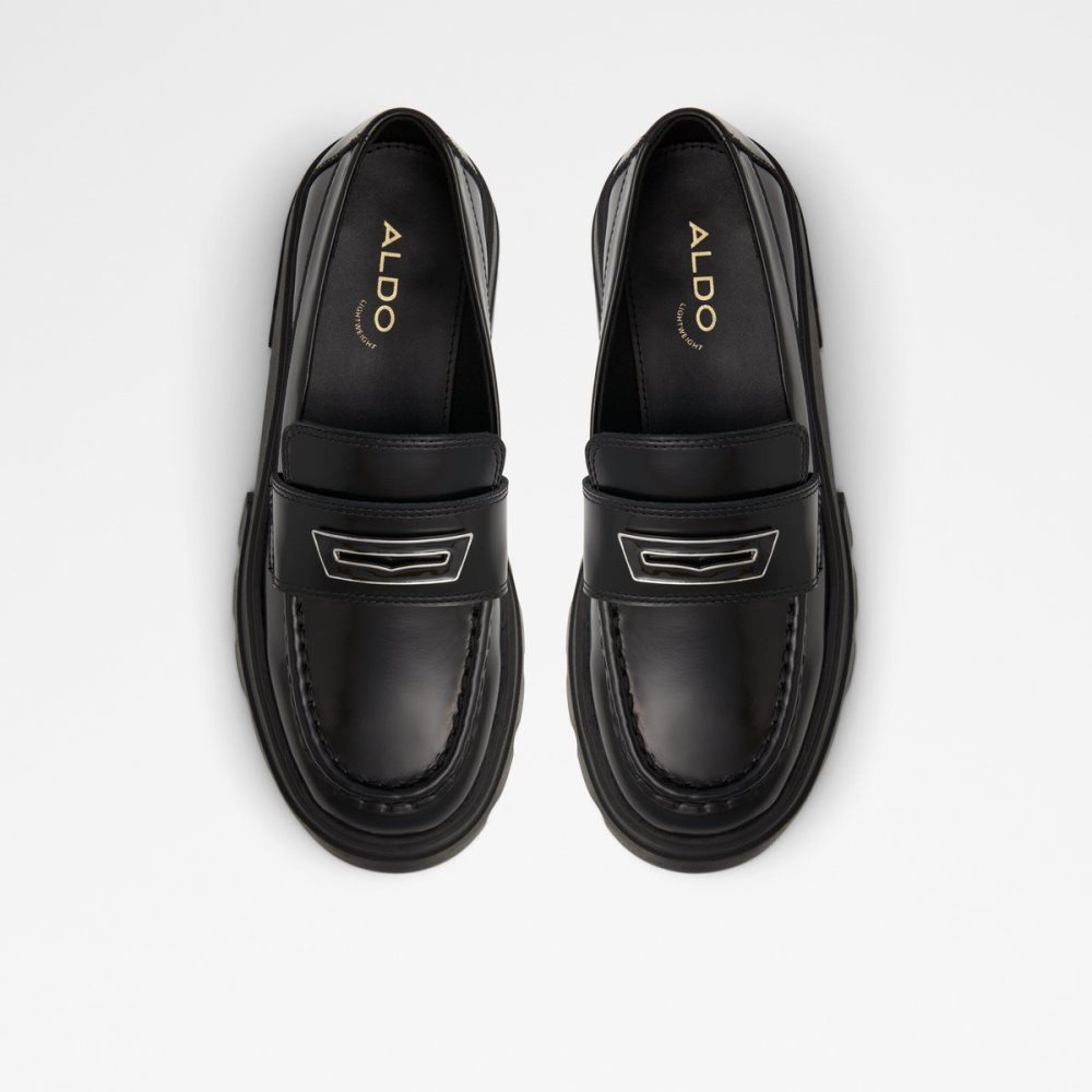 Dámské Perfect Pairings Aldo Grandwalk Loafer - Lug sole Černé | 39756BIUD