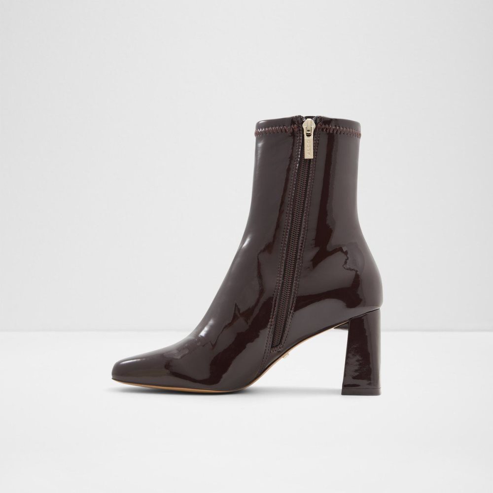 Dámské Perfect Pairings Aldo Marcella Ankle boot Tmavě Hnědé | 31476CZQU