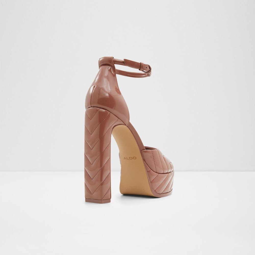 Dámské Perfect Pairings Aldo Milena Ankle strap heeled sandal - Plateforme Červené | 43809DQLM