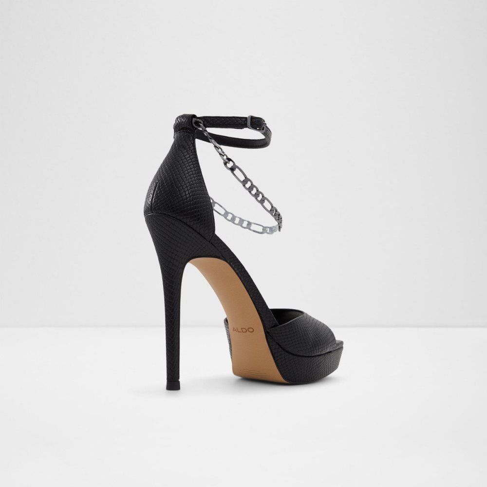 Dámské Perfect Pairings Aldo Prisilla Heeled sandal - Stiletto heel Černé | 12685BOVR