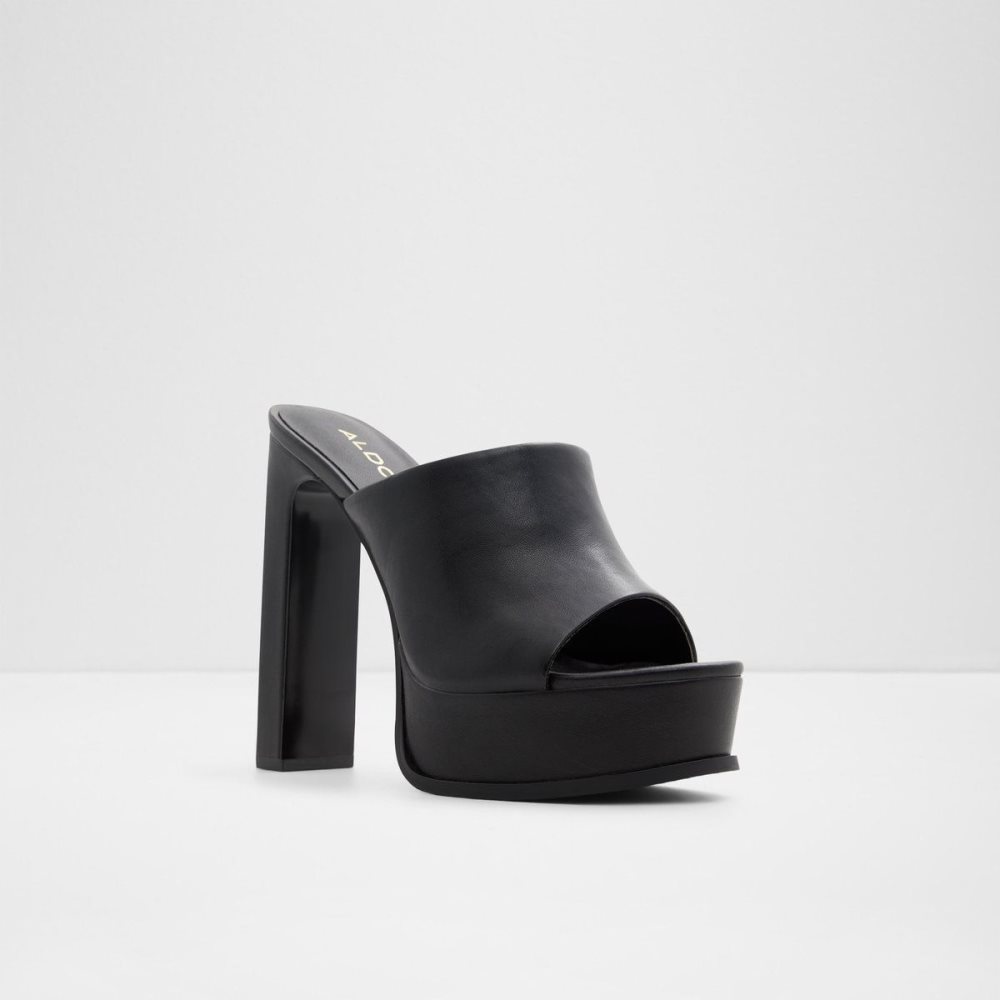 Dámské Perfect Pairings Aldo Savilla Heeled mule - Plateforme Černé | 27831LUMY