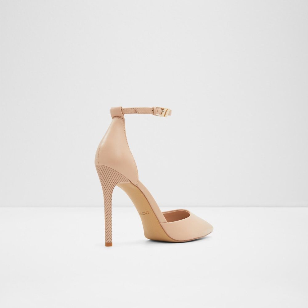 Dámské Podpatky Aldo Blige Ankle strap heeled shoe - Stiletto heel Béžový | 06784XKGL