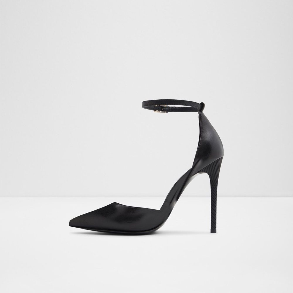 Dámské Podpatky Aldo Blige Ankle strap heeled shoe - Stiletto heel Černé | 90254ORVX