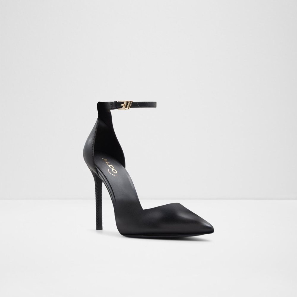 Dámské Podpatky Aldo Blige Ankle strap heeled shoe - Stiletto heel Černé | 90254ORVX