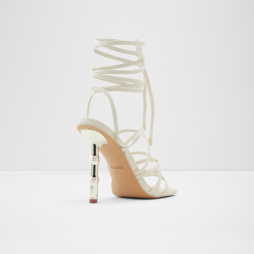 Dámské Podpatky Aldo Bodisse Strappy heeled sandal - Stiletto heel Bílé | 82160VPTX