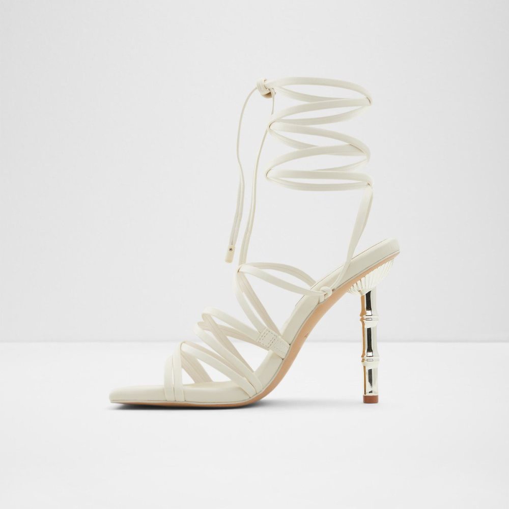 Dámské Podpatky Aldo Bodisse Strappy heeled sandal - Stiletto heel Bílé | 82160VPTX