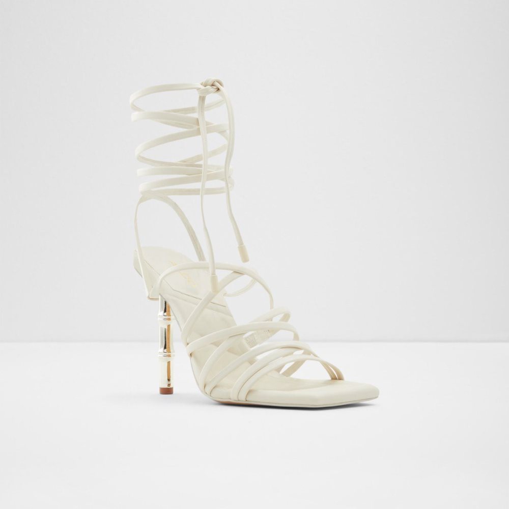 Dámské Podpatky Aldo Bodisse Strappy heeled sandal - Stiletto heel Bílé | 82160VPTX