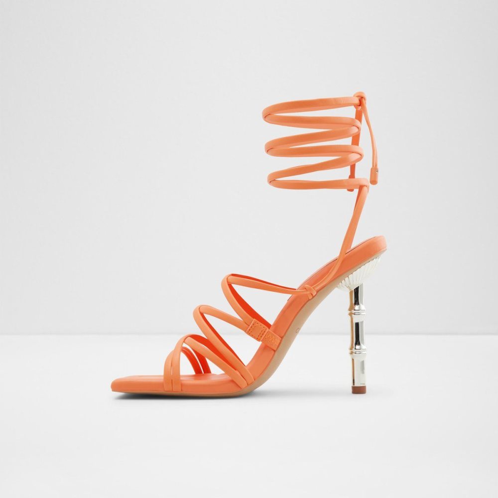 Dámské Podpatky Aldo Bodisse Strappy heeled sandal - Stiletto heel Světle Oranžové | 86912HPRJ