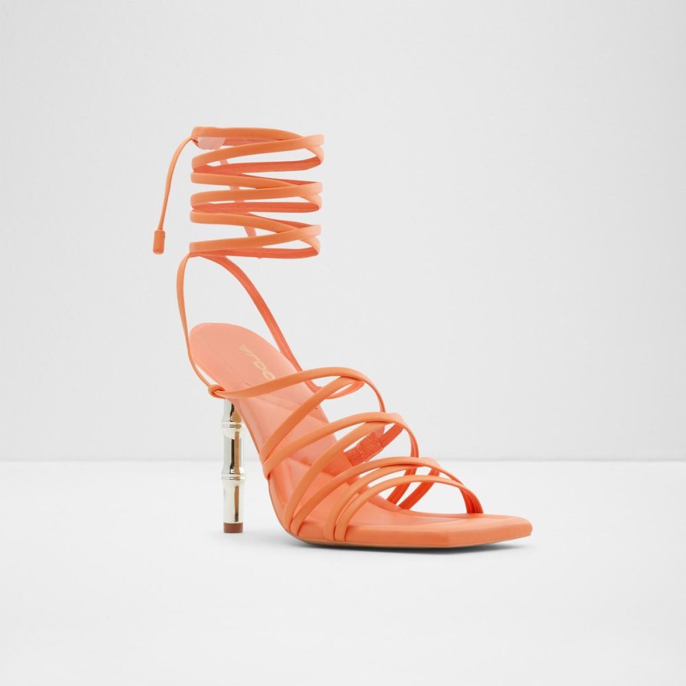 Dámské Podpatky Aldo Bodisse Strappy heeled sandal - Stiletto heel Světle Oranžové | 86912HPRJ