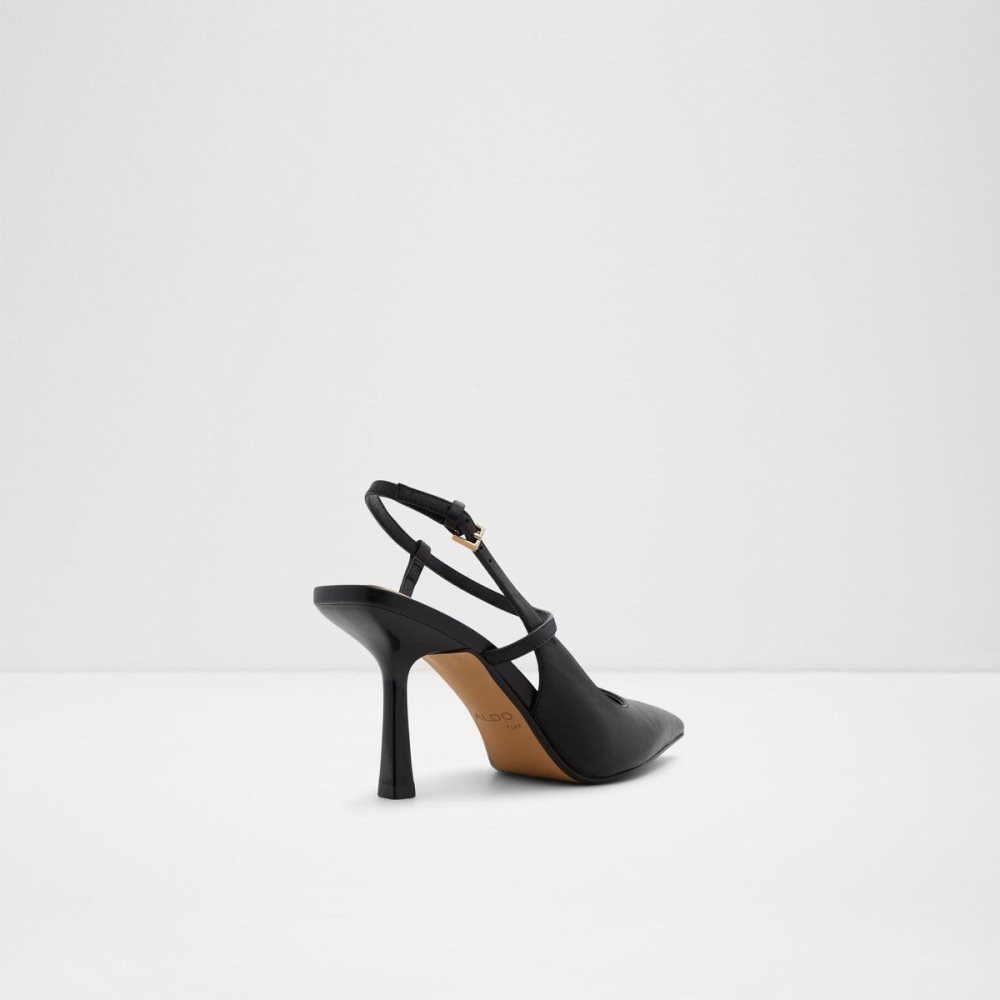 Dámské Podpatky Aldo Brunette Strappy heeled shoe Černé | 04876KPSM