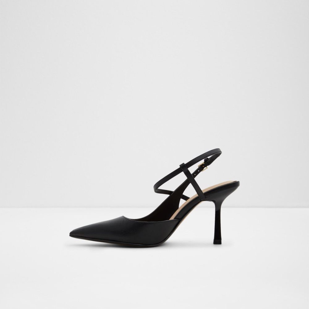 Dámské Podpatky Aldo Brunette Strappy heeled shoe Černé | 04876KPSM