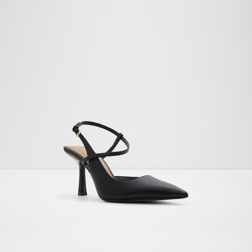 Dámské Podpatky Aldo Brunette Strappy heeled shoe Černé | 04876KPSM