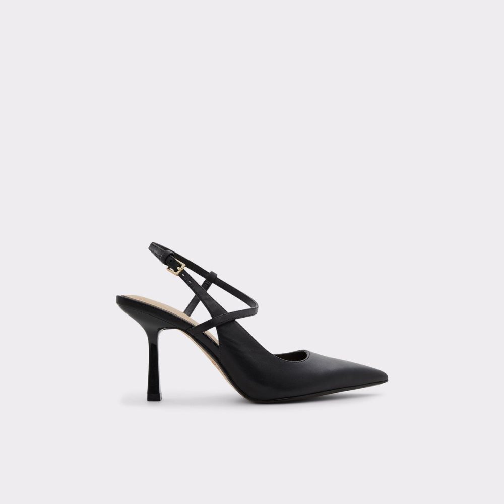 Dámské Podpatky Aldo Brunette Strappy heeled shoe Černé | 04876KPSM