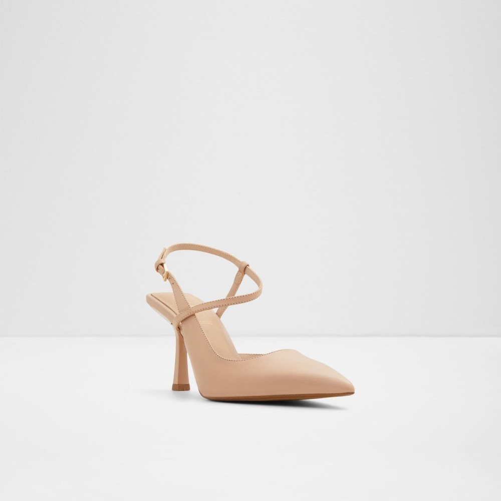 Dámské Podpatky Aldo Brunette Strappy heeled shoe Béžový | 67983KWOL