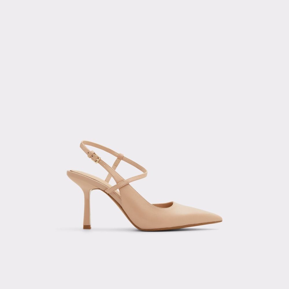 Dámské Podpatky Aldo Brunette Strappy heeled shoe Béžový | 67983KWOL