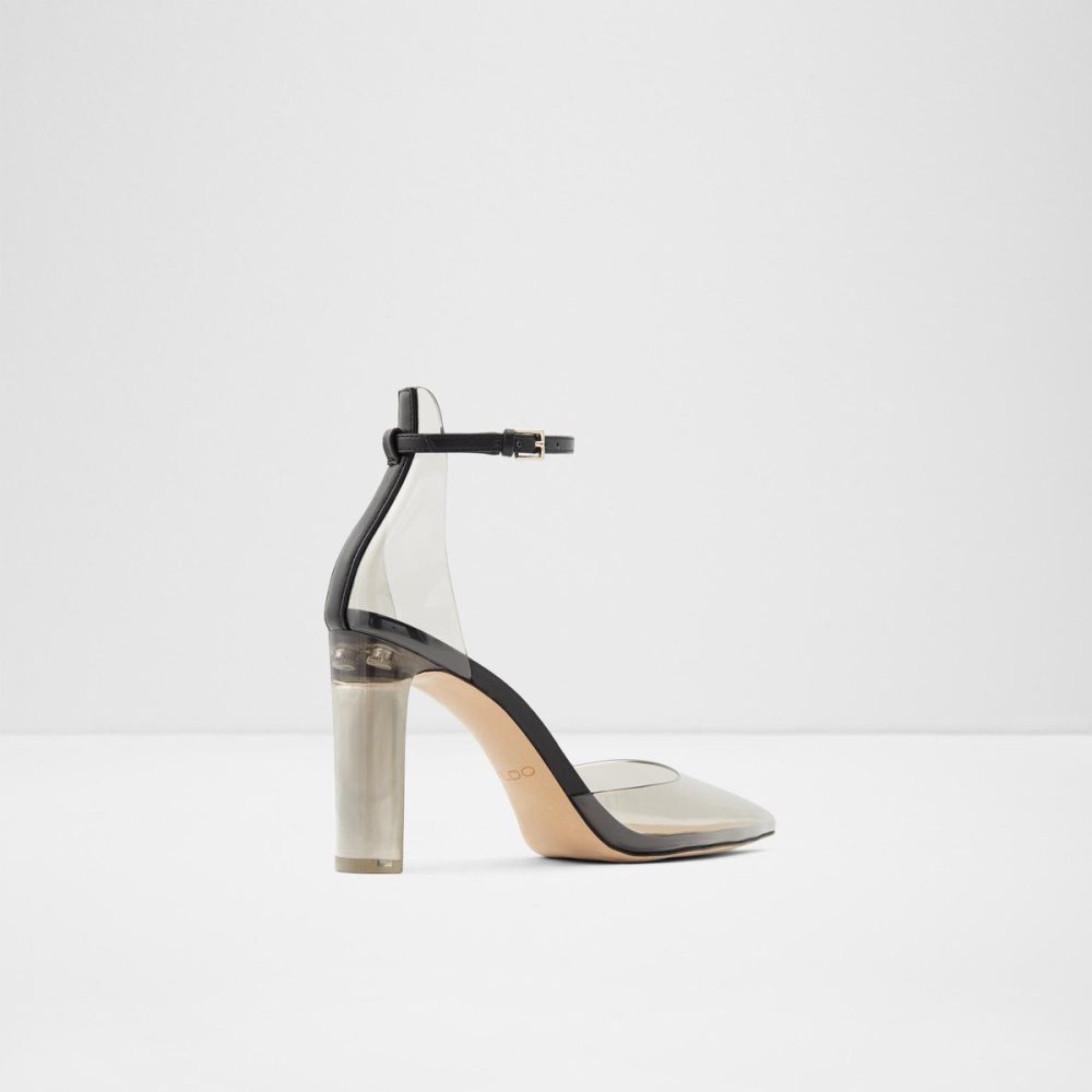 Dámské Podpatky Aldo Deedee Strappy heeled shoe - Cup sole Černé | 91627HVOE