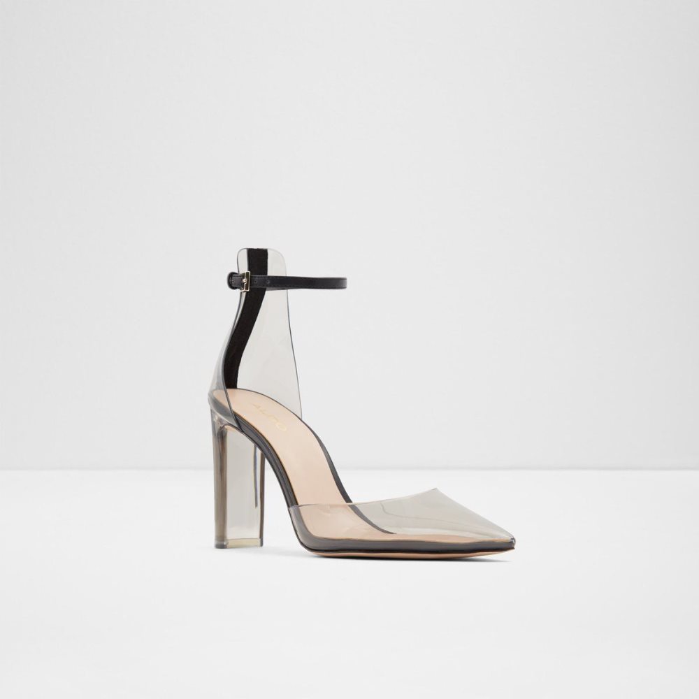 Dámské Podpatky Aldo Deedee Strappy heeled shoe - Cup sole Černé | 91627HVOE