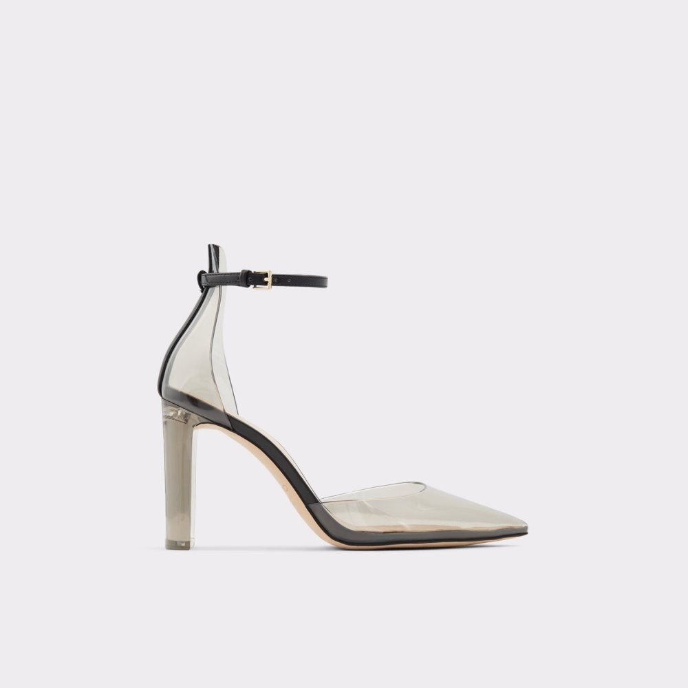 Dámské Podpatky Aldo Deedee Strappy heeled shoe - Cup sole Černé | 91627HVOE